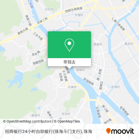 招商银行24小时自助银行(珠海斗门支行)地图
