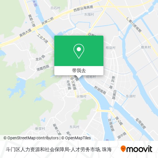 斗门区人力资源和社会保障局-人才劳务市场地图