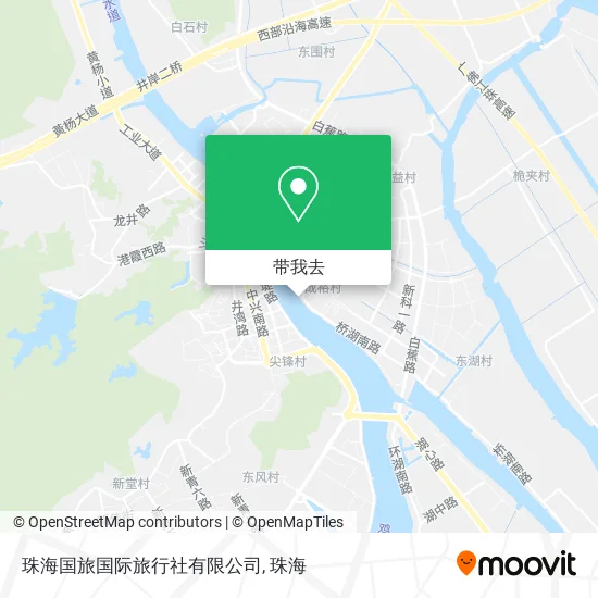 珠海国旅国际旅行社有限公司地图