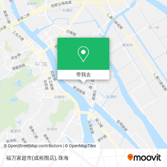 福万家超市(成裕围店)地图