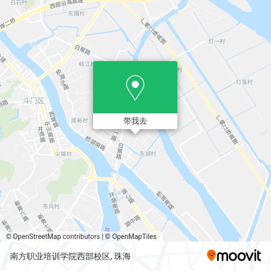 南方职业培训学院西部校区地图