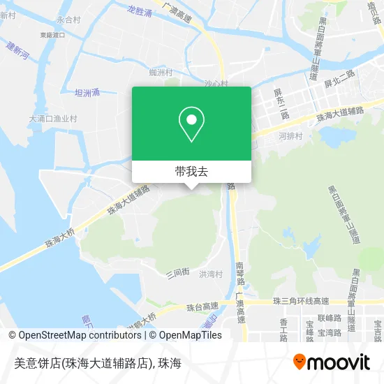 美意饼店(珠海大道辅路店)地图