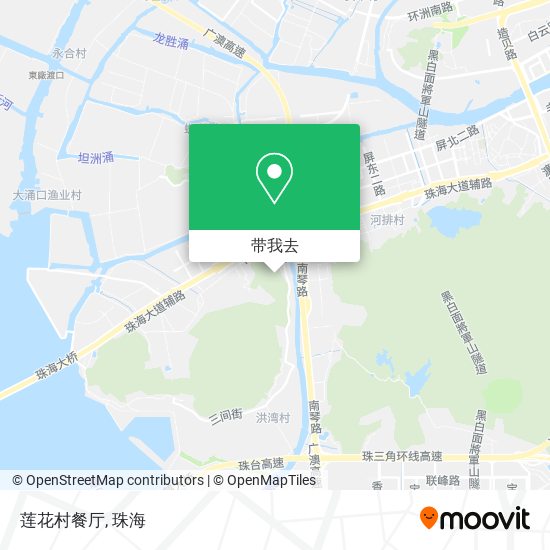 莲花村餐厅地图
