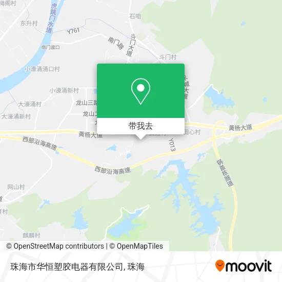 珠海市华恒塑胶电器有限公司地图