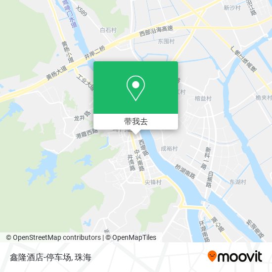 鑫隆酒店-停车场地图
