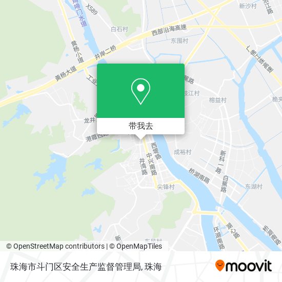 珠海市斗门区安全生产监督管理局地图