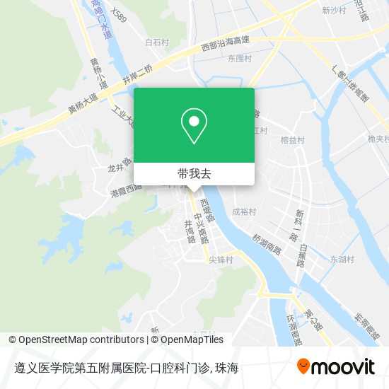 遵义医学院第五附属医院-口腔科门诊地图