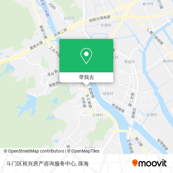 斗门区裕兴房产咨询服务中心地图
