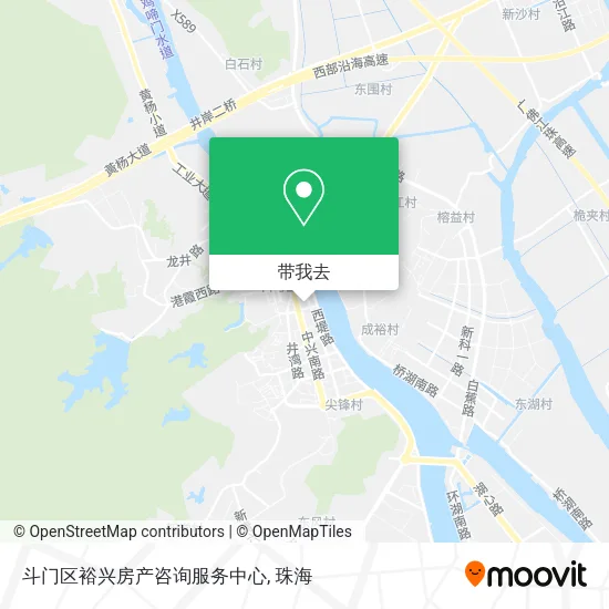 斗门区裕兴房产咨询服务中心地图