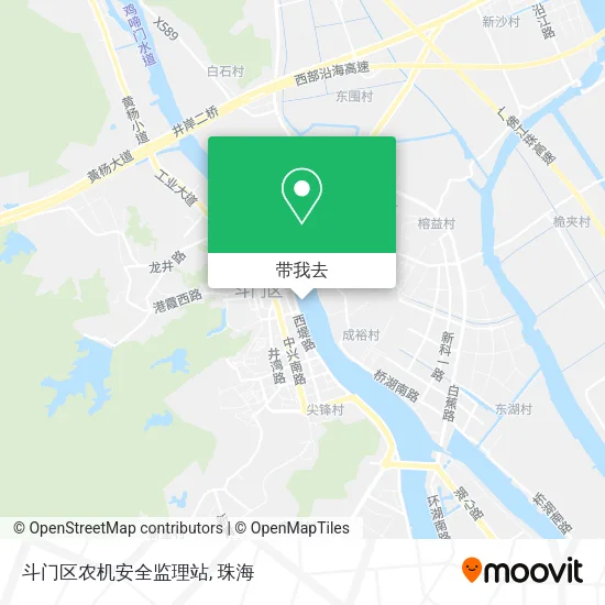 斗门区农机安全监理站地图