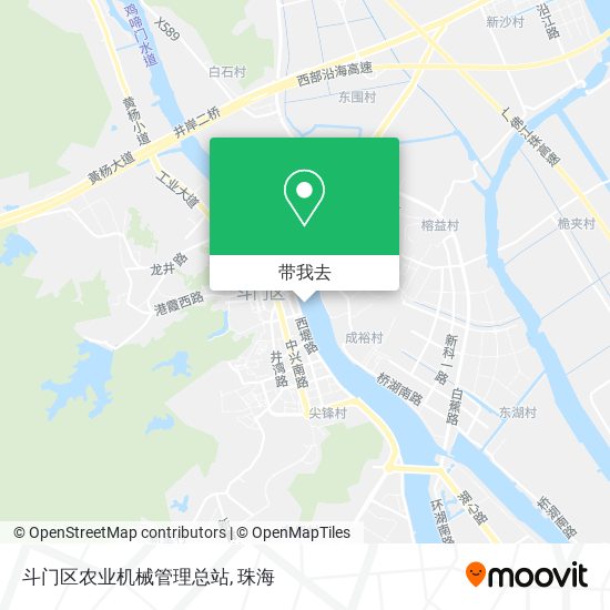 斗门区农业机械管理总站地图