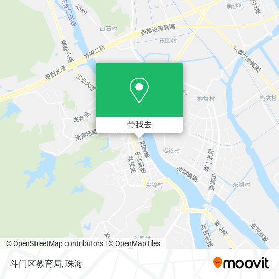 斗门区教育局地图