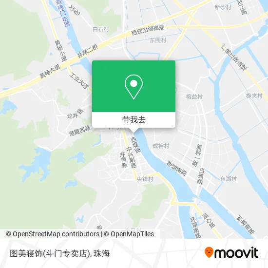 图美寝饰(斗门专卖店)地图