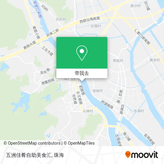 五洲佳肴自助美食汇地图