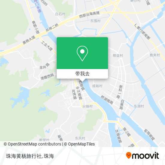 珠海黄杨旅行社地图