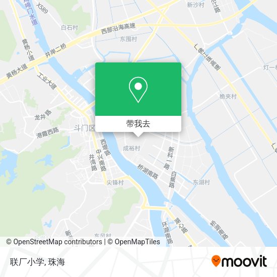 联厂小学地图