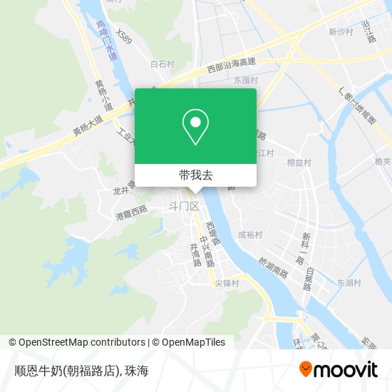 顺恩牛奶(朝福路店)地图