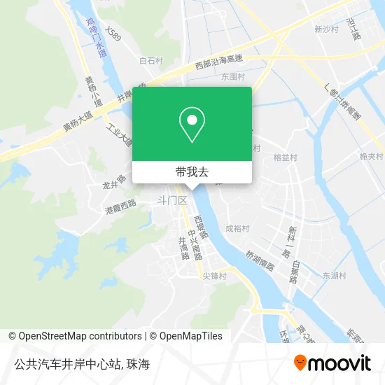 公共汽车井岸中心站地图