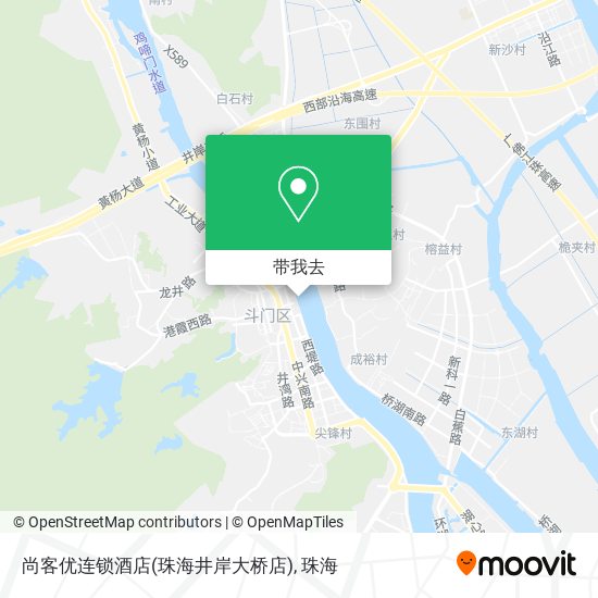 尚客优连锁酒店(珠海井岸大桥店)地图