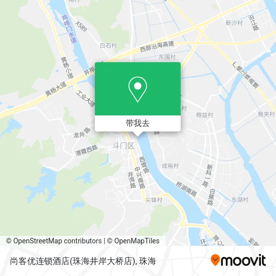 尚客优连锁酒店(珠海井岸大桥店)地图