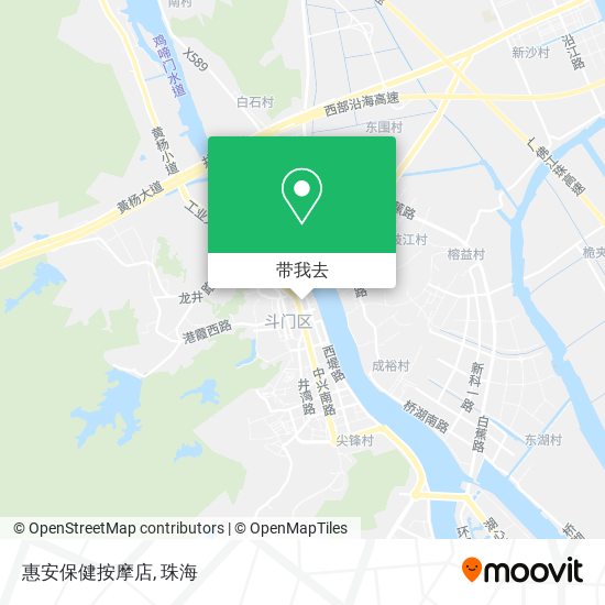 惠安保健按摩店地图