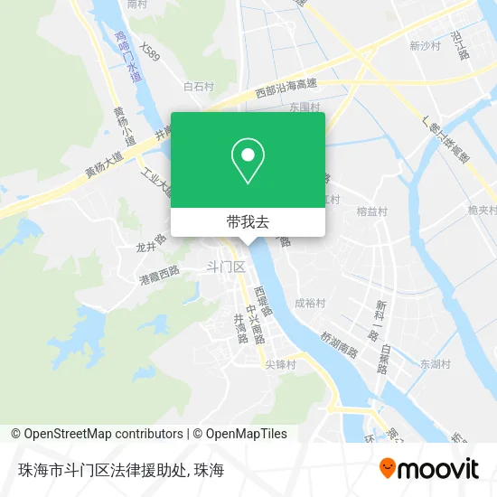 珠海市斗门区法律援助处地图