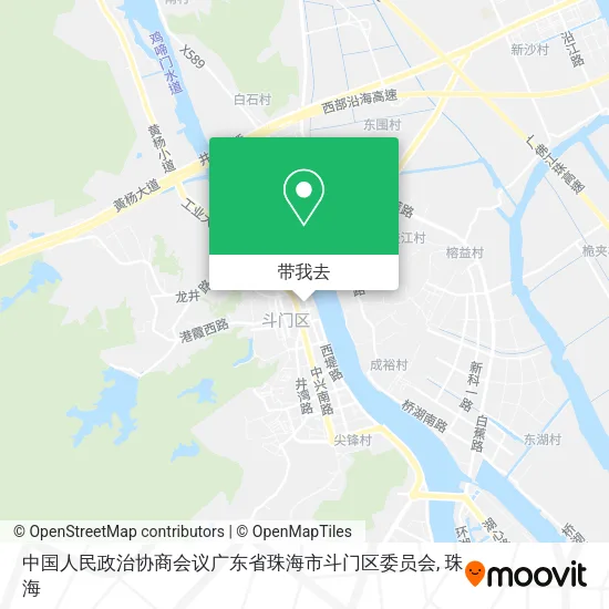 中国人民政治协商会议广东省珠海市斗门区委员会地图