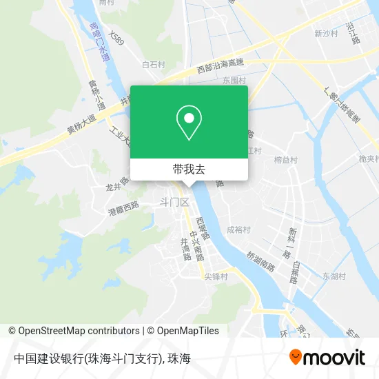 中国建设银行(珠海斗门支行)地图