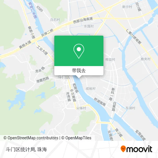 斗门区统计局地图