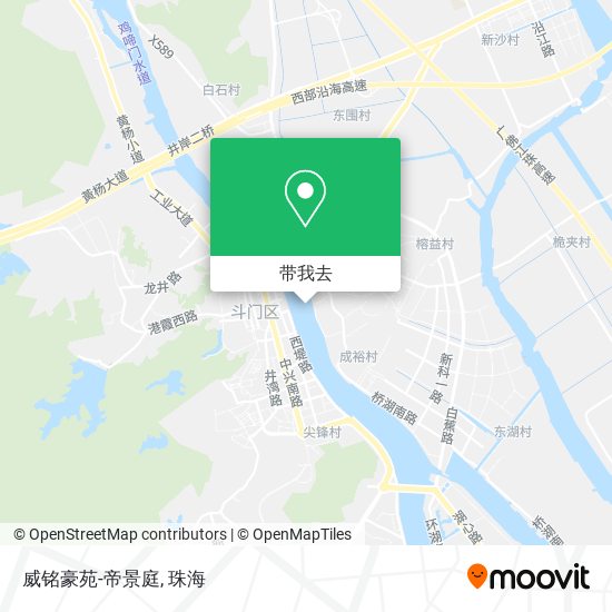 威铭豪苑-帝景庭地图