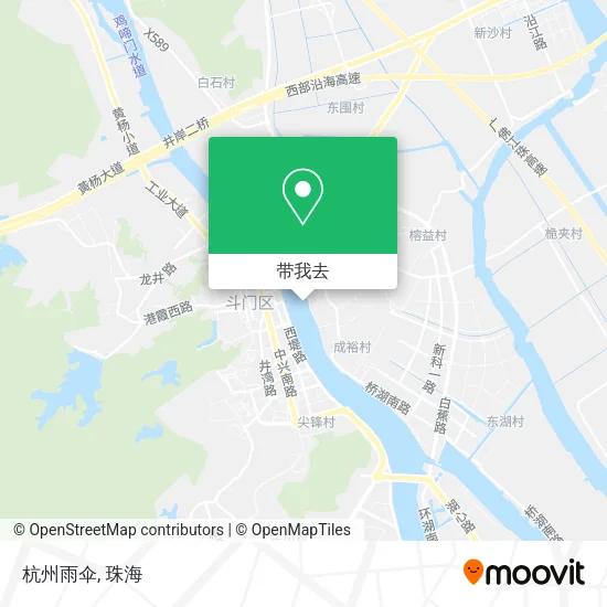 杭州雨伞地图