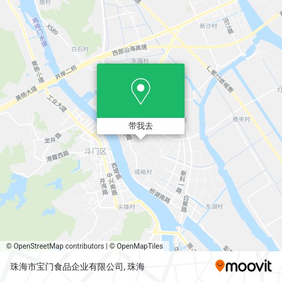 珠海市宝门食品企业有限公司地图