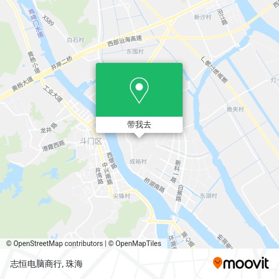 志恒电脑商行地图