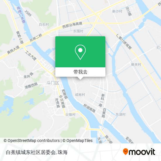 白蕉镇城东社区居委会地图