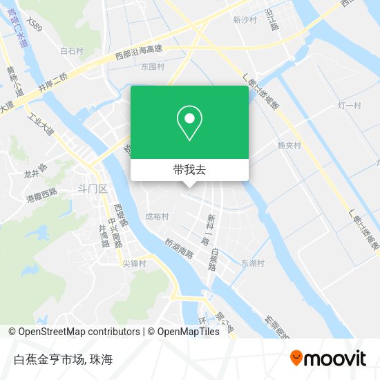 白蕉金亨市场地图
