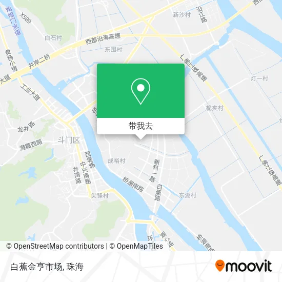 白蕉金亨市场地图