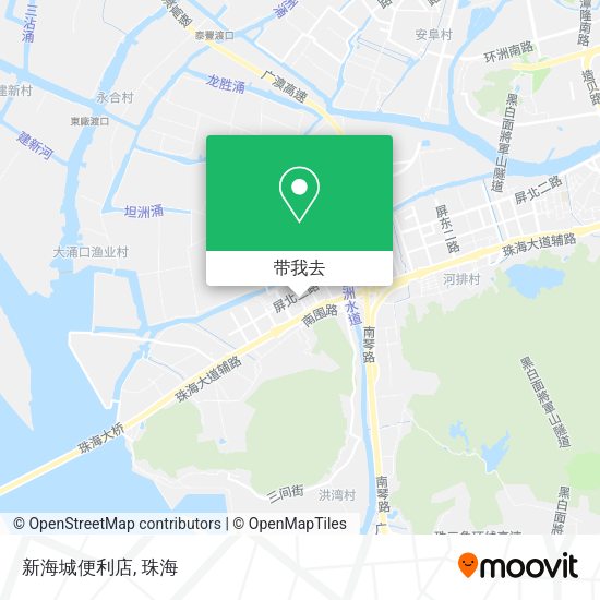 新海城便利店地图