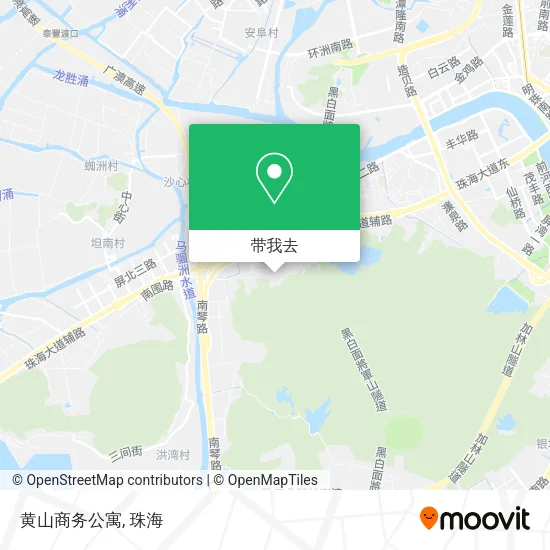 黄山商务公寓地图
