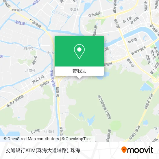 交通银行ATM(珠海大道辅路)地图