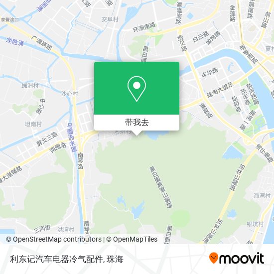 利东记汽车电器冷气配件地图