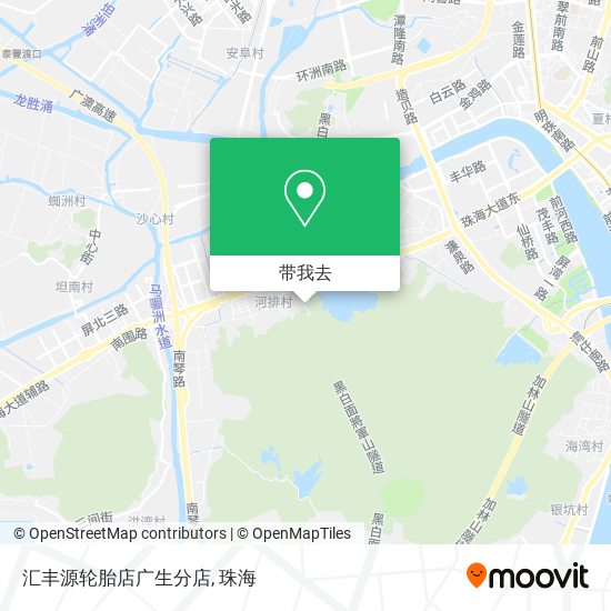 汇丰源轮胎店广生分店地图