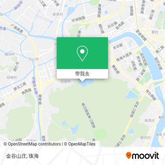 金谷山庄地图