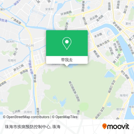 珠海市疾病预防控制中心地图