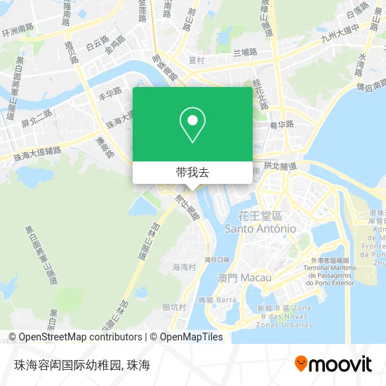 珠海容闳国际幼稚园地图