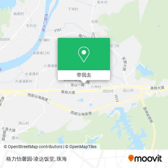 格力怡馨园-凌达饭堂地图