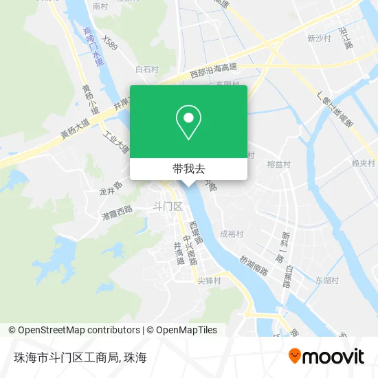珠海市斗门区工商局地图
