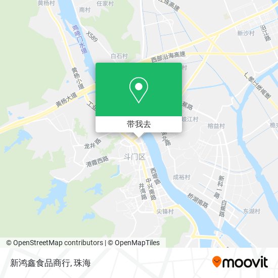 新鸿鑫食品商行地图