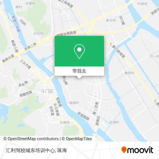 汇利驾校城东培训中心地图