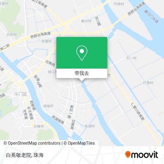 白蕉敬老院地图