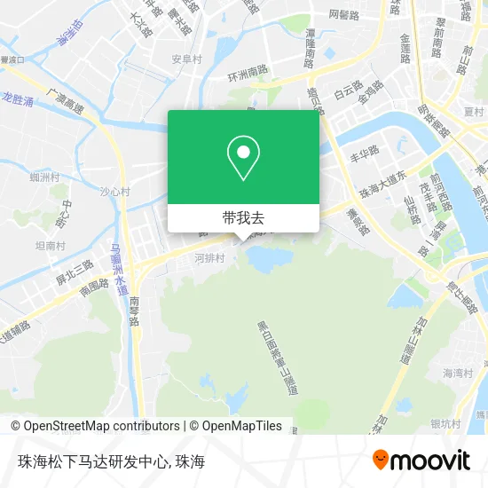 珠海松下马达研发中心地图
